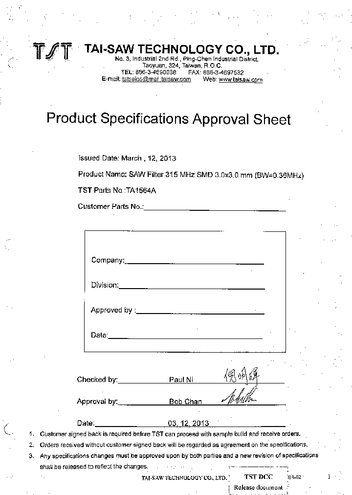 TA1564A_8765565.PDF Datasheet