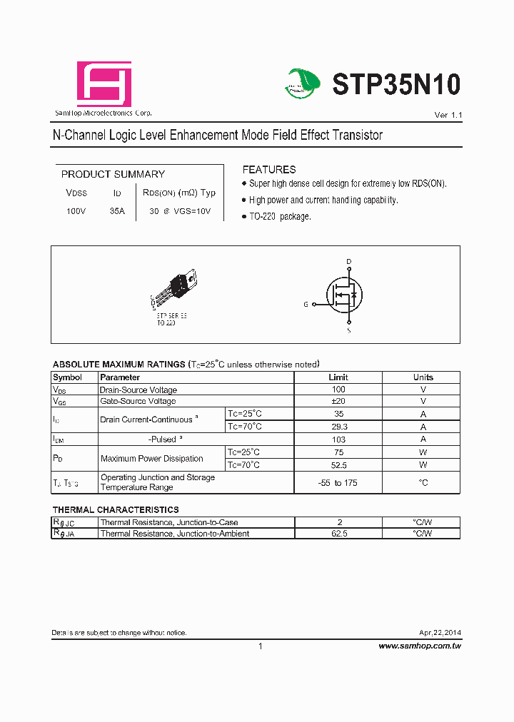 STP35N10_8768160.PDF Datasheet