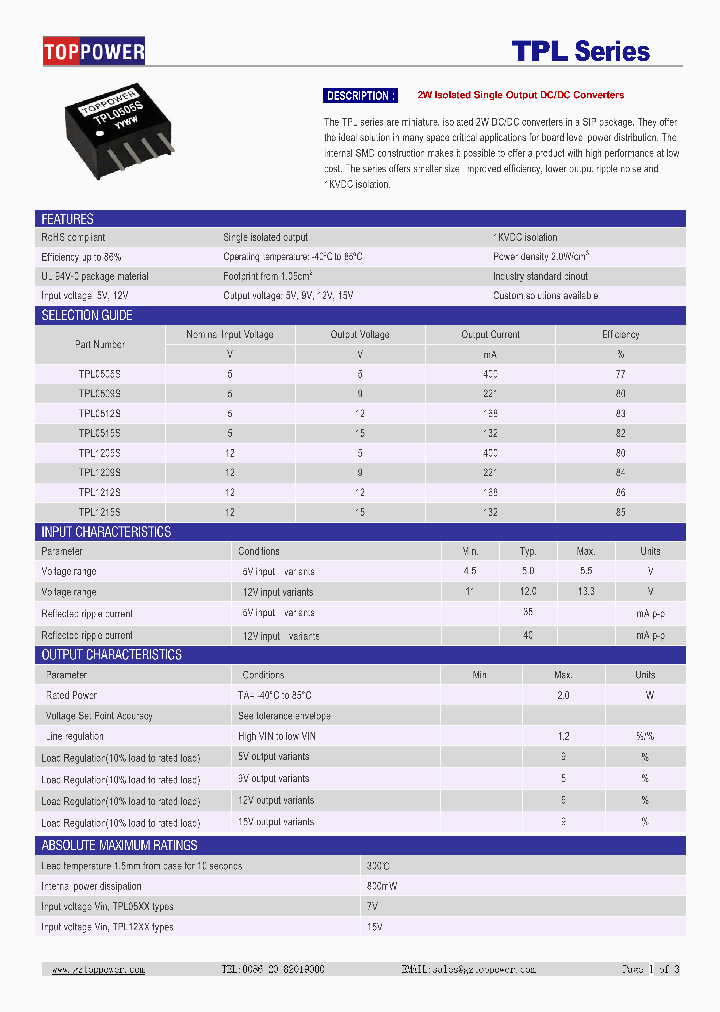 TPL-2W_8768987.PDF Datasheet