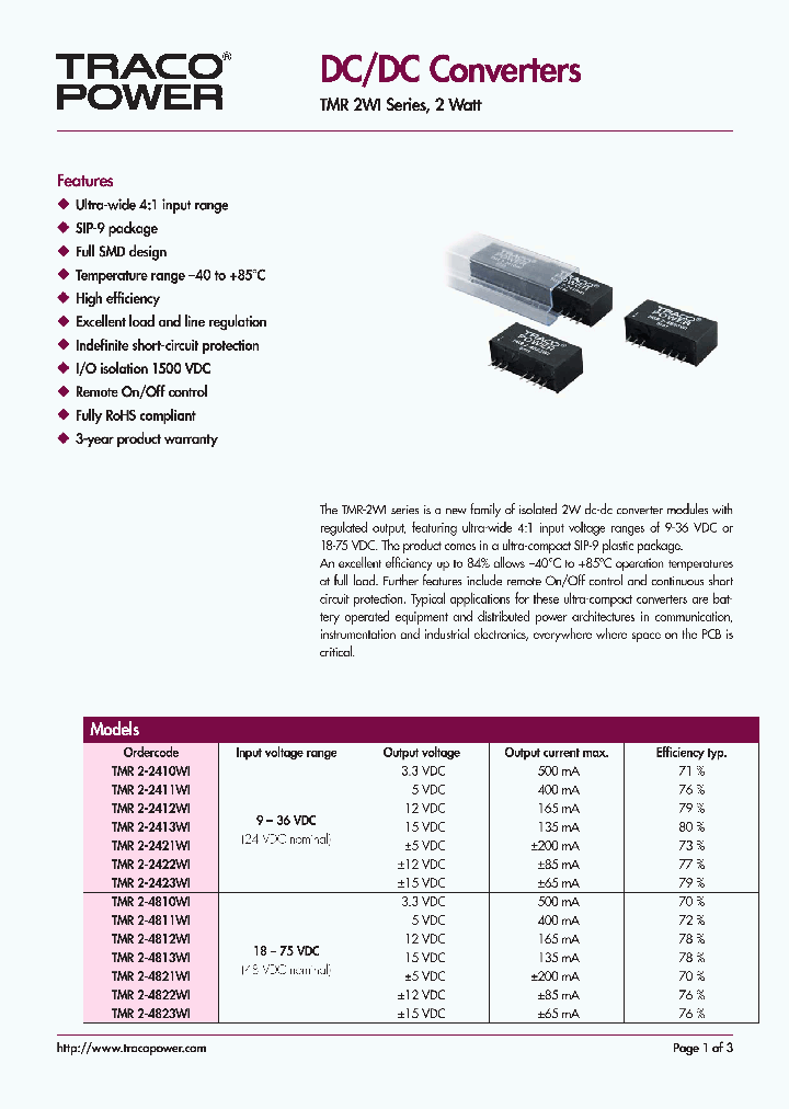 TMR2-2410WI_8769697.PDF Datasheet