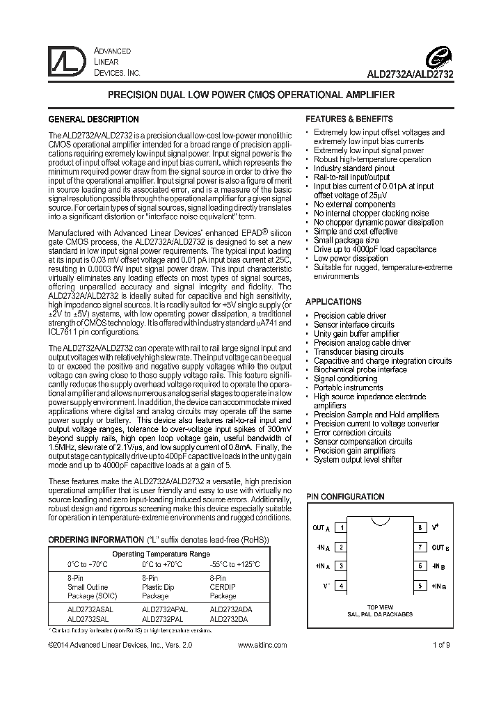 ALD2732ADA_8770690.PDF Datasheet