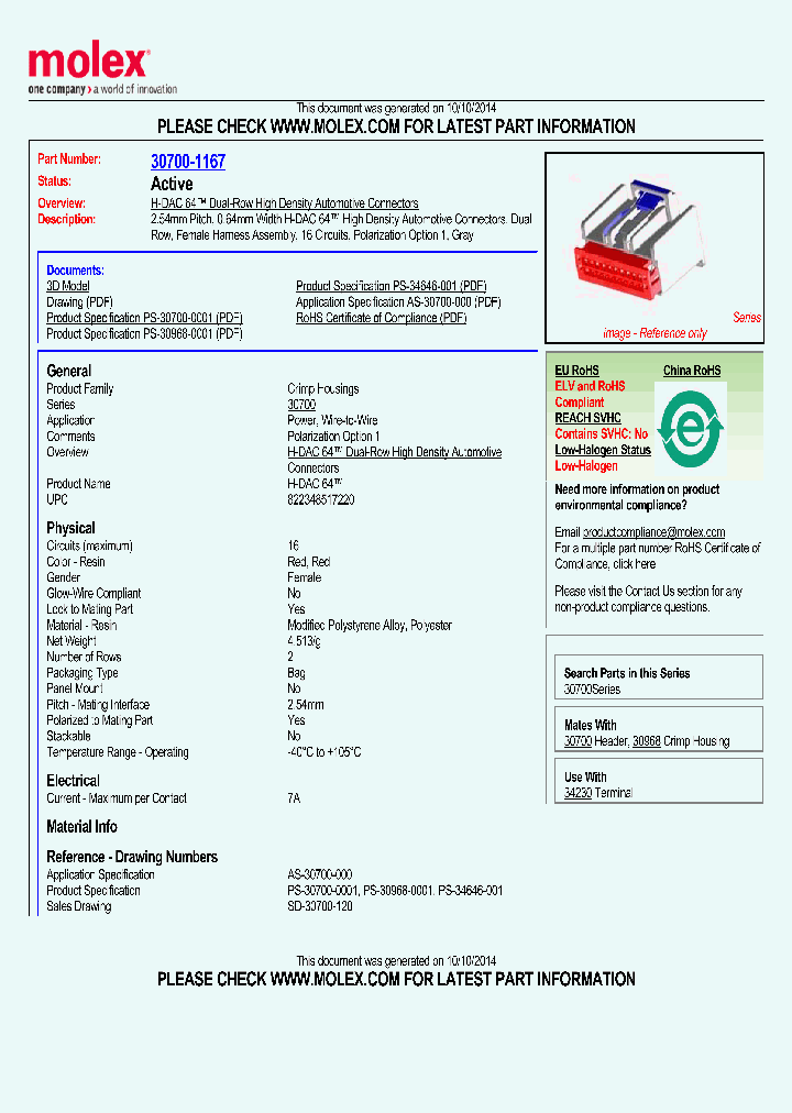 30700-1167_8772513.PDF Datasheet