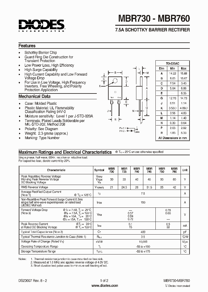 MBR735_8772626.PDF Datasheet