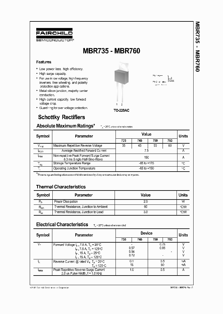 MBR735NL_8772627.PDF Datasheet