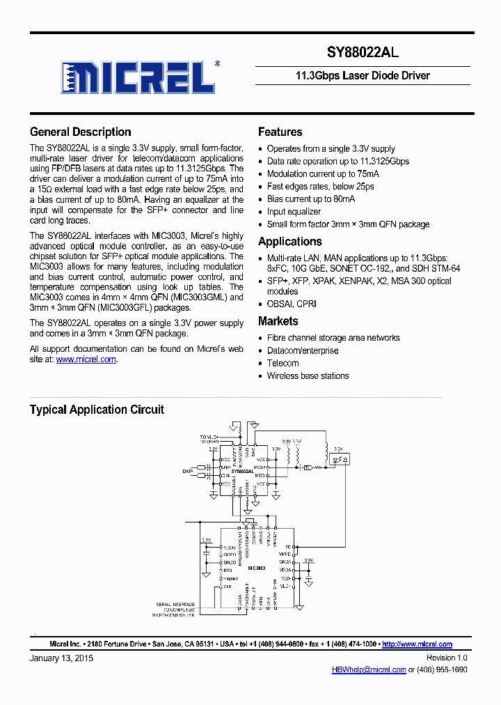 SY88022ALMGTR_8776302.PDF Datasheet
