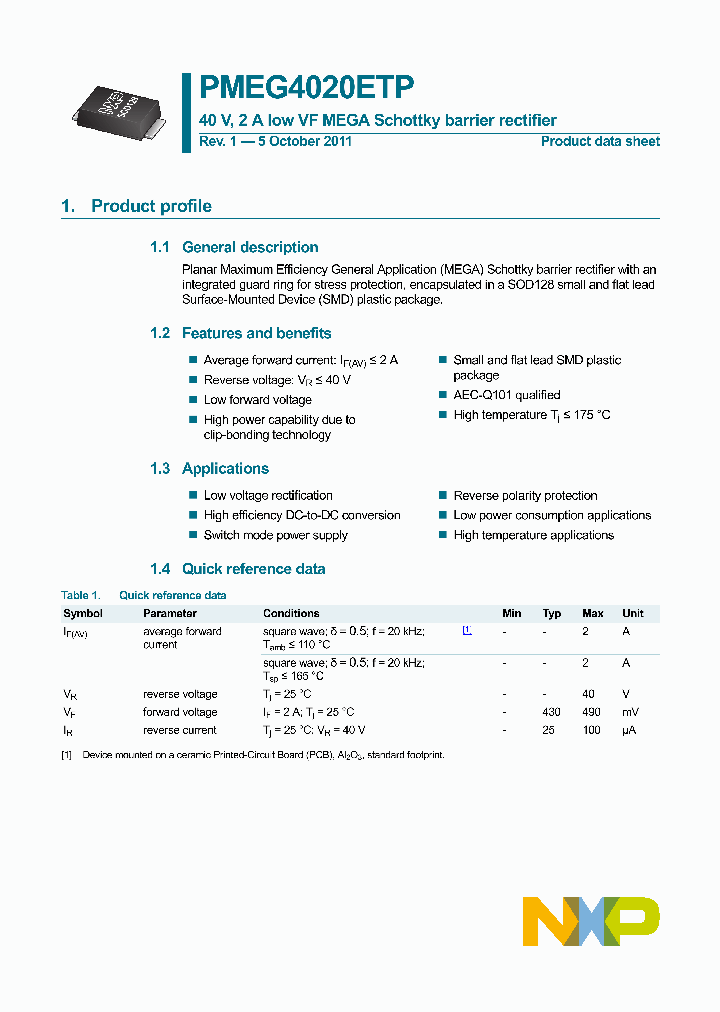 PMEG4020ETP_8776588.PDF Datasheet