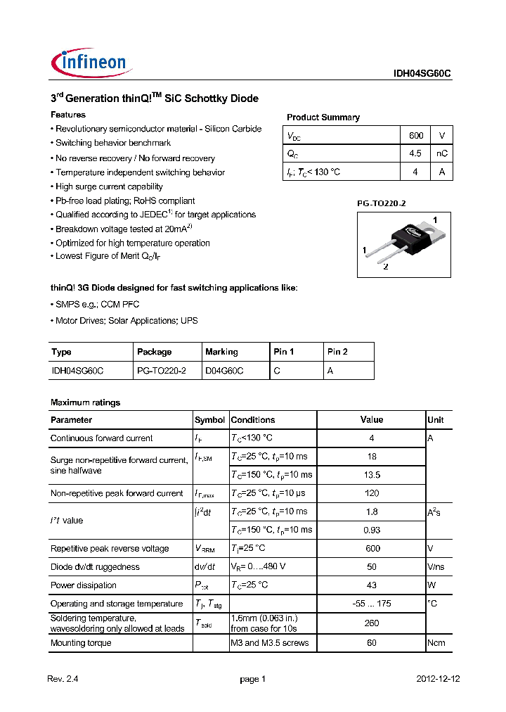 IDH04SG60C-12_8778034.PDF Datasheet
