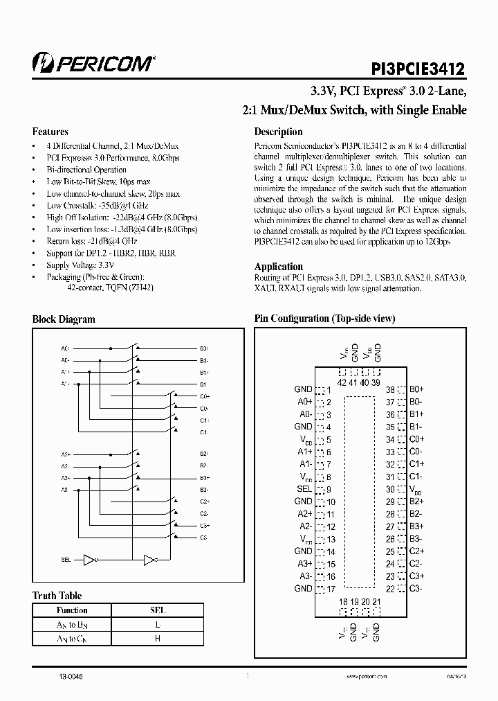PI3PCIE3412_8781209.PDF Datasheet