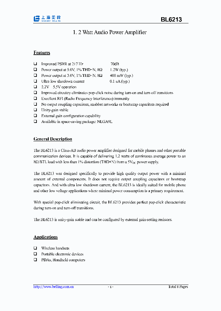 BL6213_8781372.PDF Datasheet