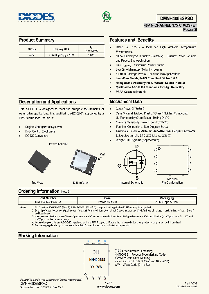DMNH4006SPSQ_8781840.PDF Datasheet