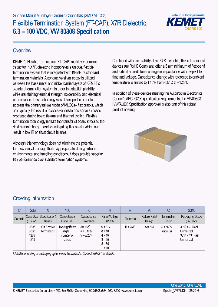 C0603X106M1RAC3316_8785459.PDF Datasheet