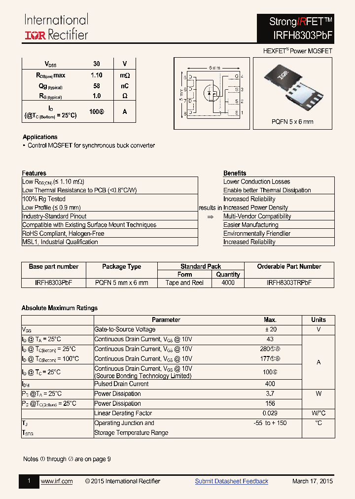IRFH8303PBF-15_8786292.PDF Datasheet
