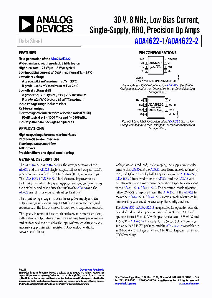 ADA4622-1ARJZ-R2_8787530.PDF Datasheet
