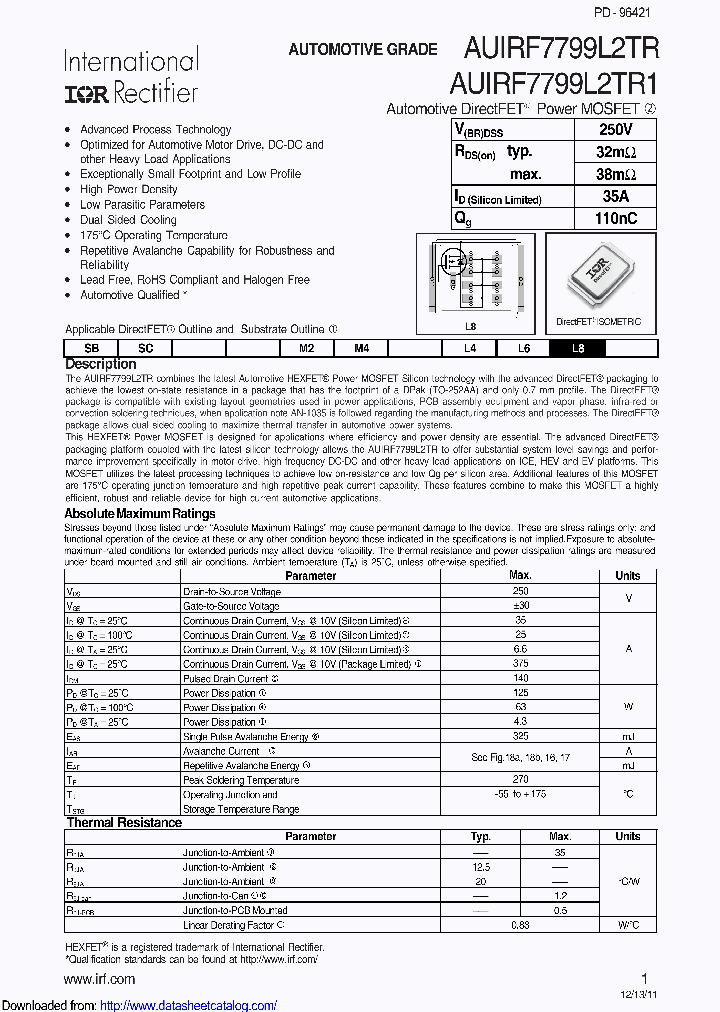 AUIRF7799L2TR_8789439.PDF Datasheet