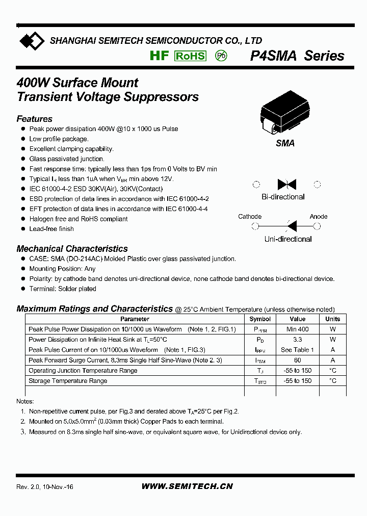 P4SMA480A_8790779.PDF Datasheet