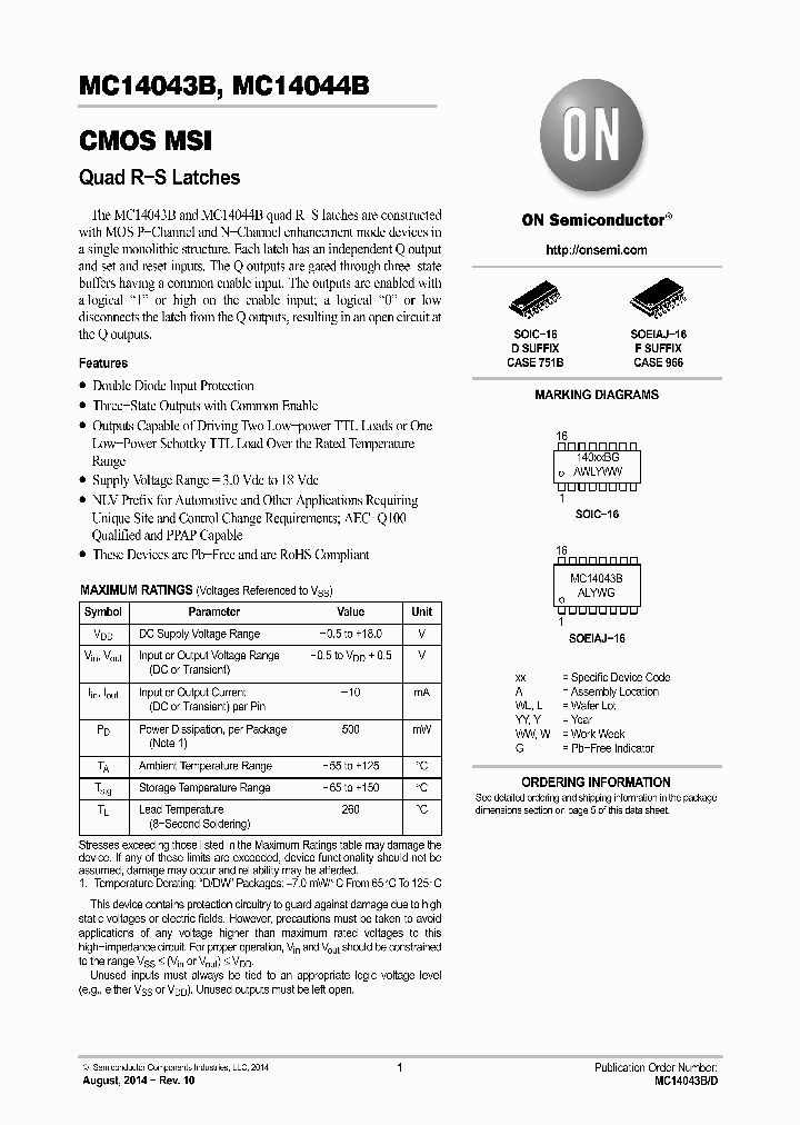 MC14043BDG_8795514.PDF Datasheet