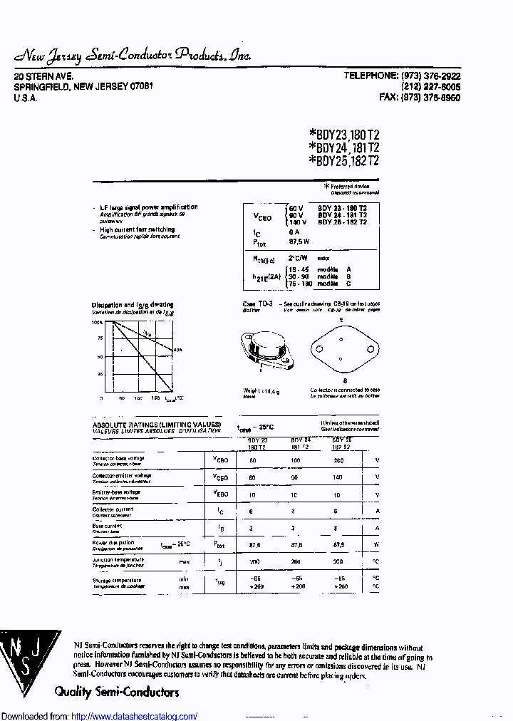 BDY23A_8798249.PDF Datasheet