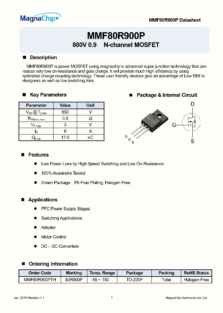 MMF80R900P_8798595.PDF Datasheet