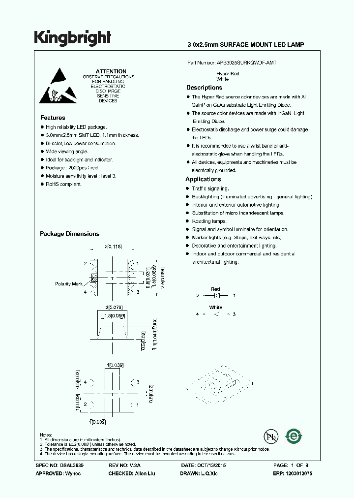 APB3025SURKQWDF-AMT_8800292.PDF Datasheet
