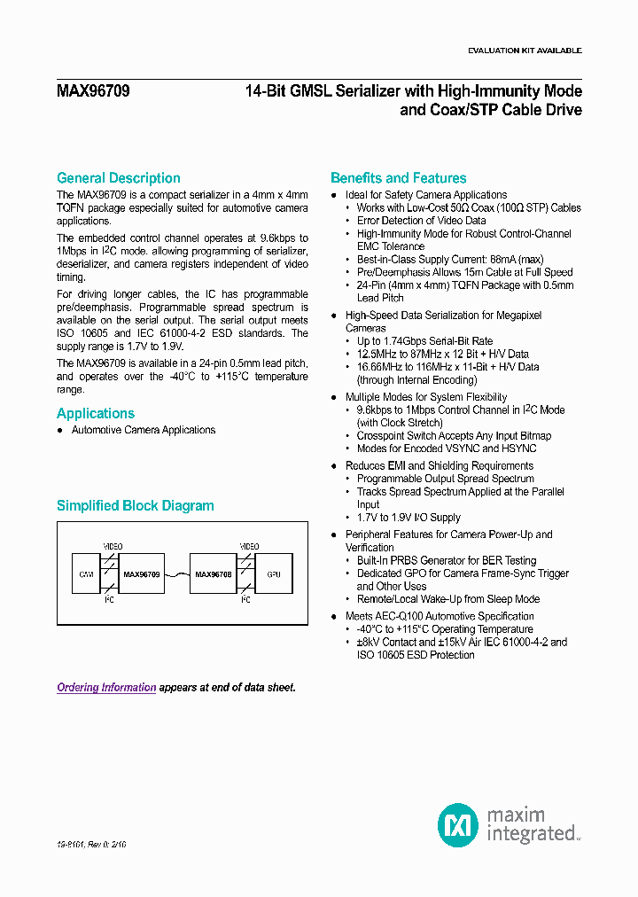 MAX96709GTG_8800896.PDF Datasheet