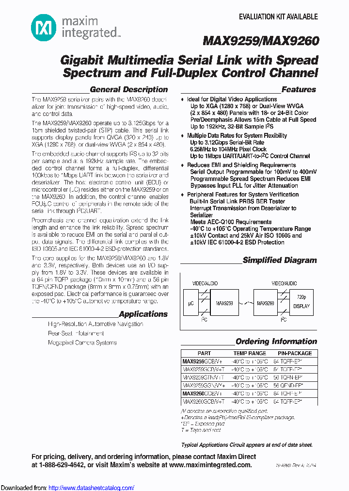 MAX9259GCBVTGB_8801470.PDF Datasheet