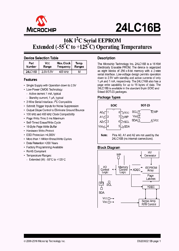 24LC16BTMOT_8801996.PDF Datasheet