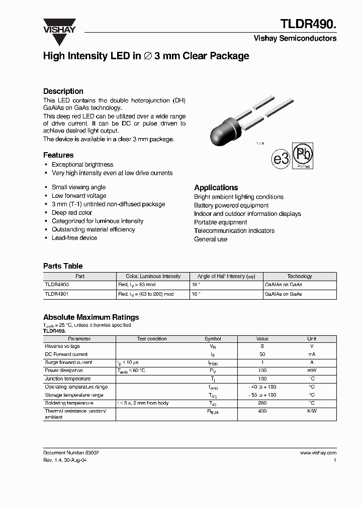 TLDR4900_8804159.PDF Datasheet
