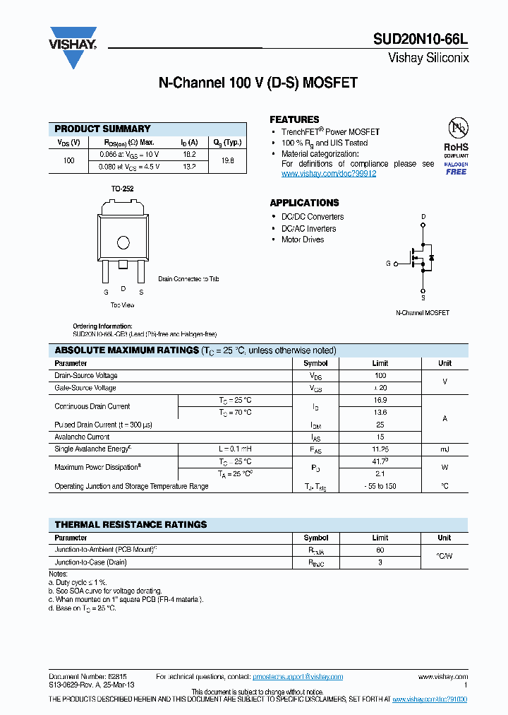 SUD20N10-66L_8804133.PDF Datasheet