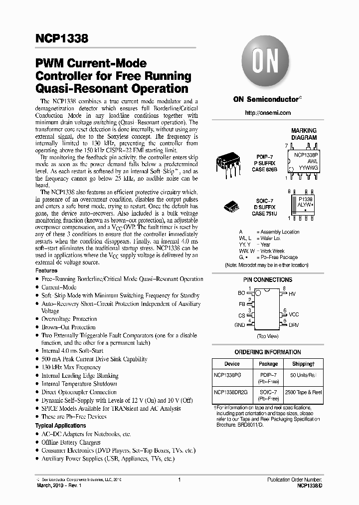 NCP1338_8806321.PDF Datasheet