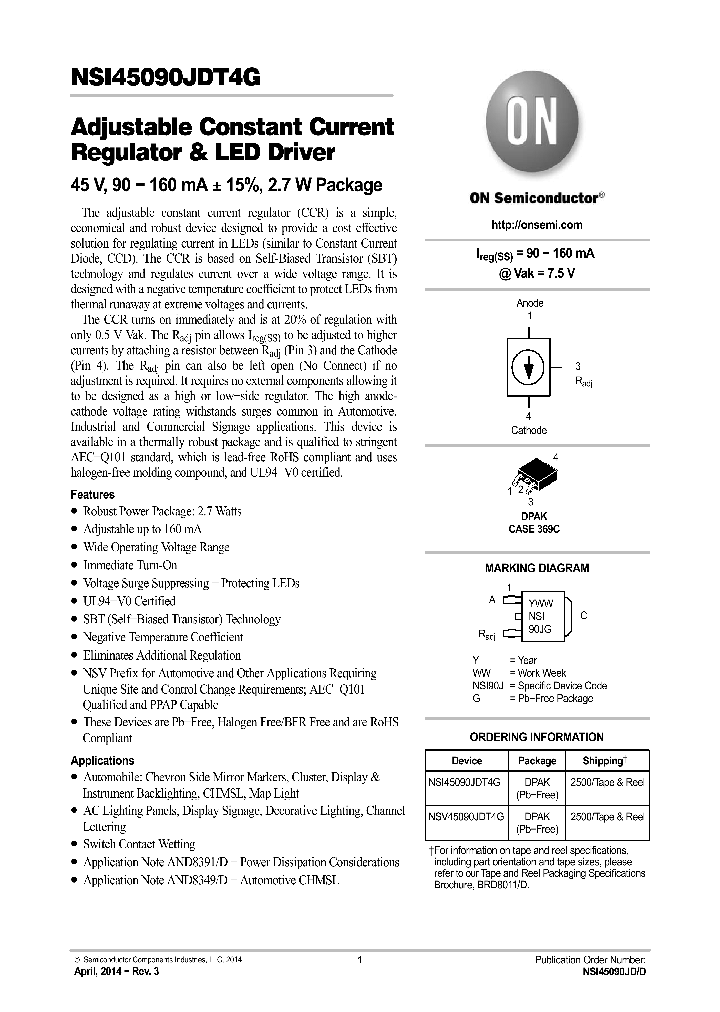 NSV45090JDT4G_8808698.PDF Datasheet