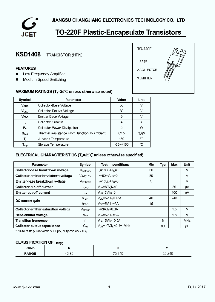 KSD1408_8810452.PDF Datasheet