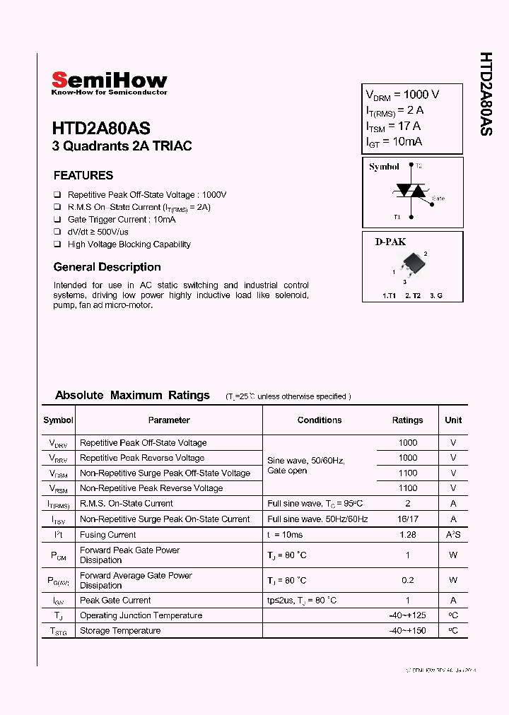 HTD2A80AS_8813670.PDF Datasheet