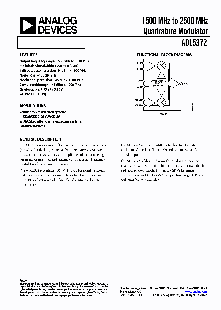 ADL5372-EVALZ1_8815804.PDF Datasheet