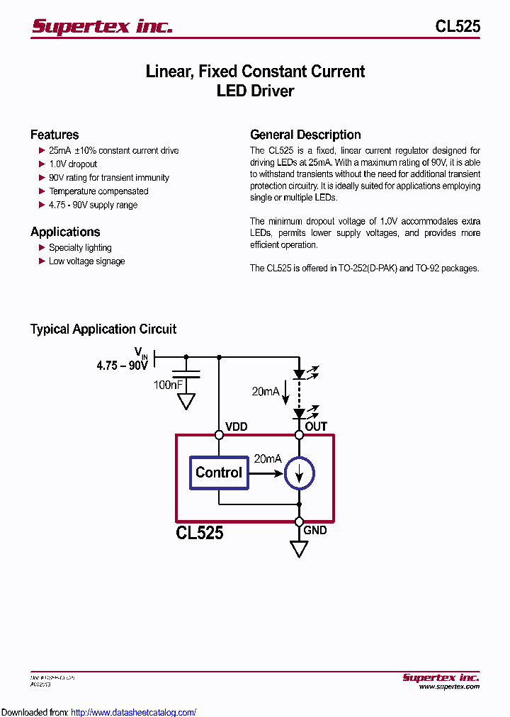 CL525_8816554.PDF Datasheet
