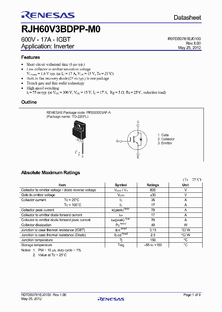 RJH60V3BDPP-M0-15_8816768.PDF Datasheet
