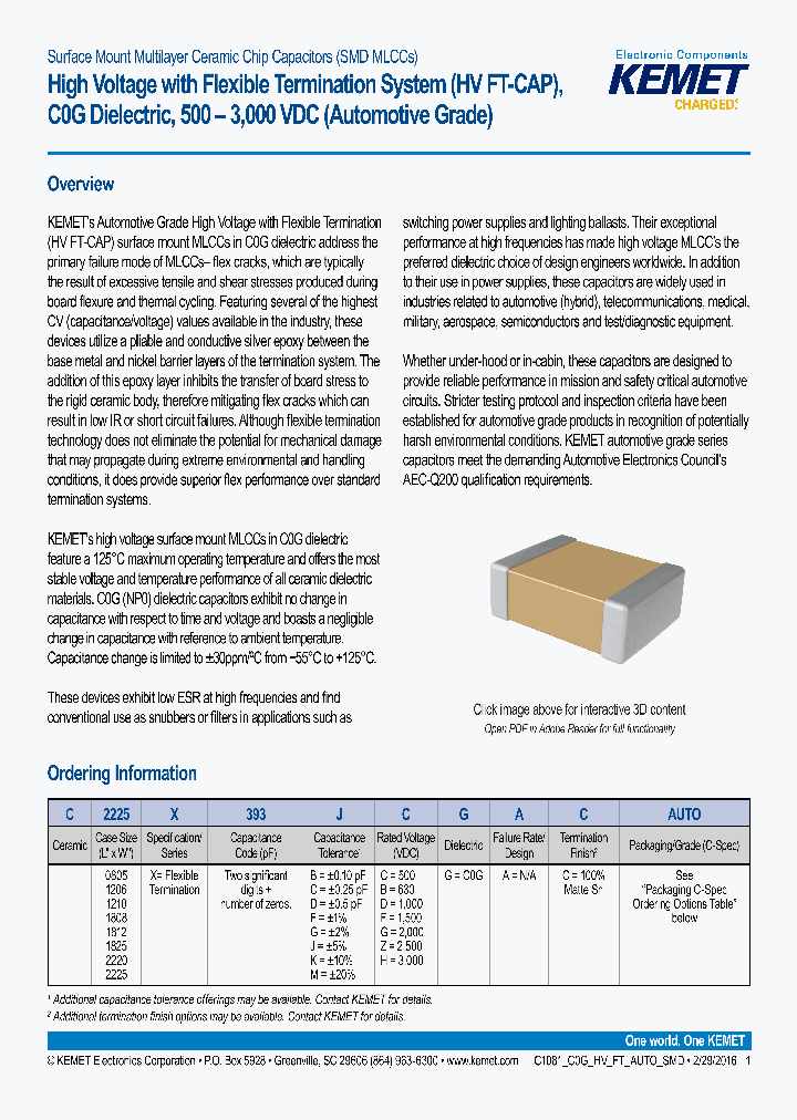 C1210X393JZGACAUTO_8819245.PDF Datasheet