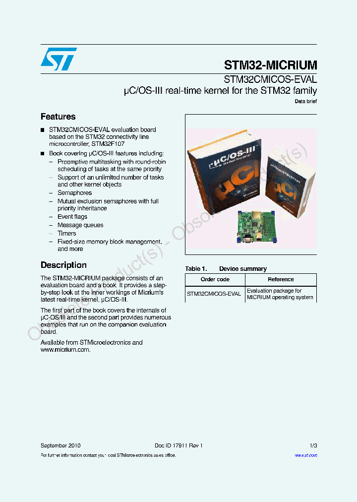 STM32-MICRIUM_8820321.PDF Datasheet