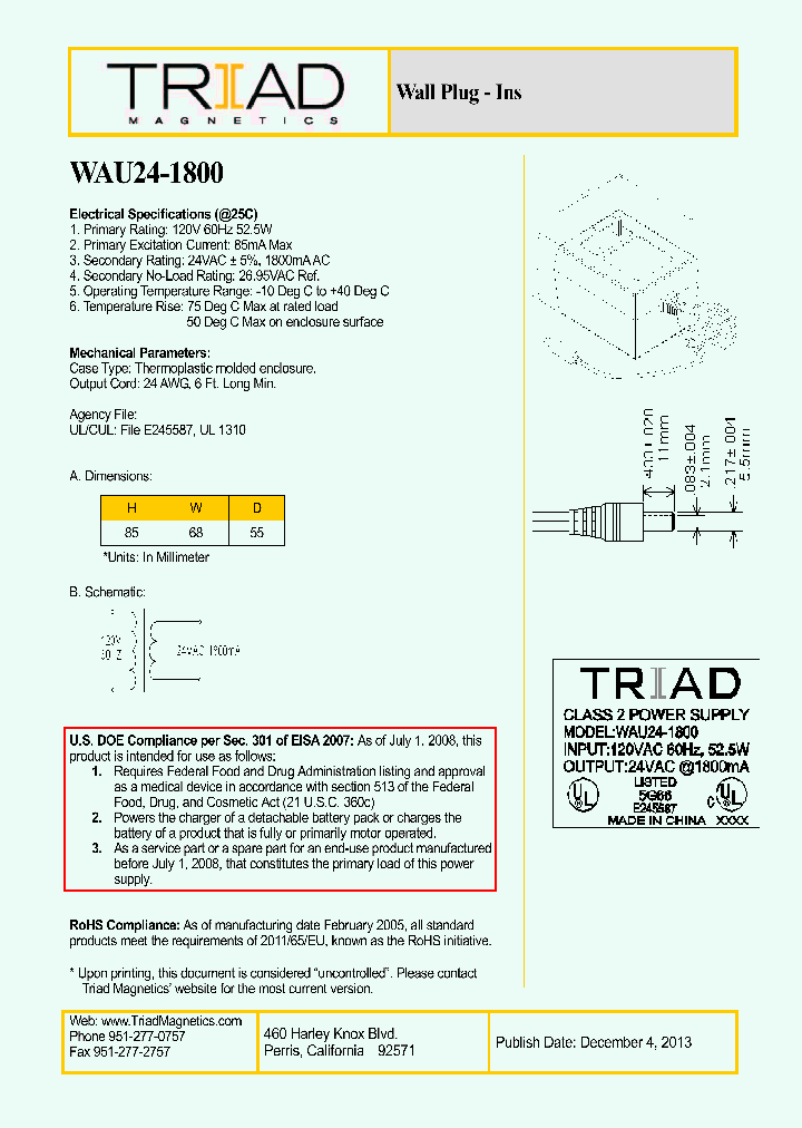 WAU24-1800_8821213.PDF Datasheet