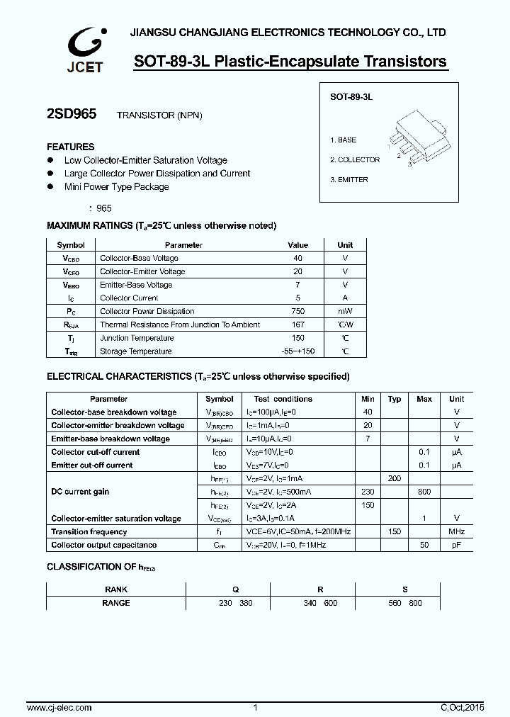 2SD965_8821816.PDF Datasheet