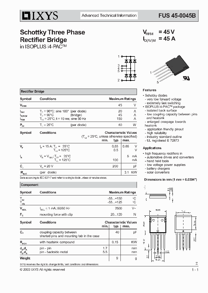 FUS45-0045B_8823004.PDF Datasheet