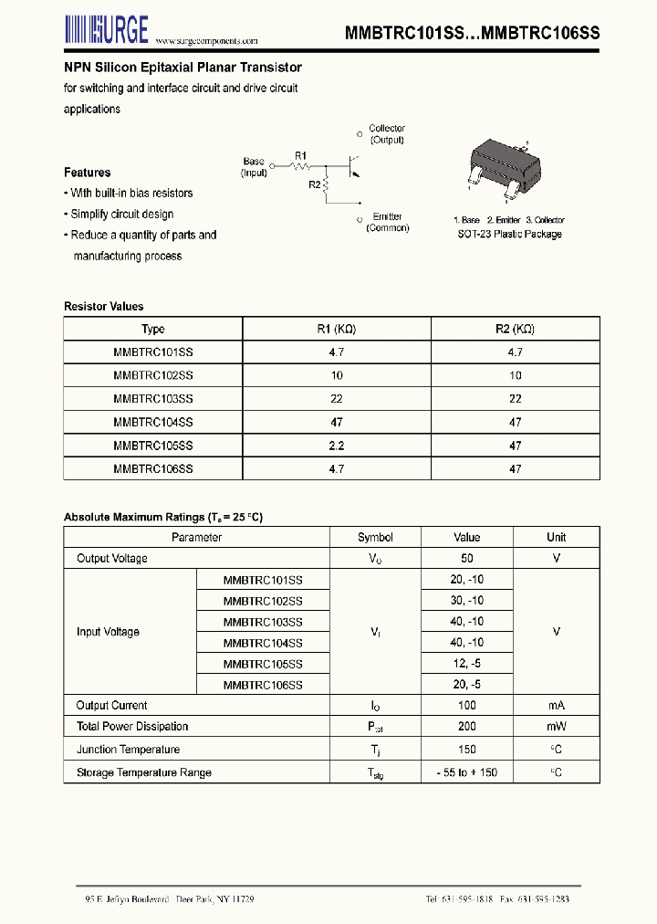 MMBTRC102SS_8823166.PDF Datasheet