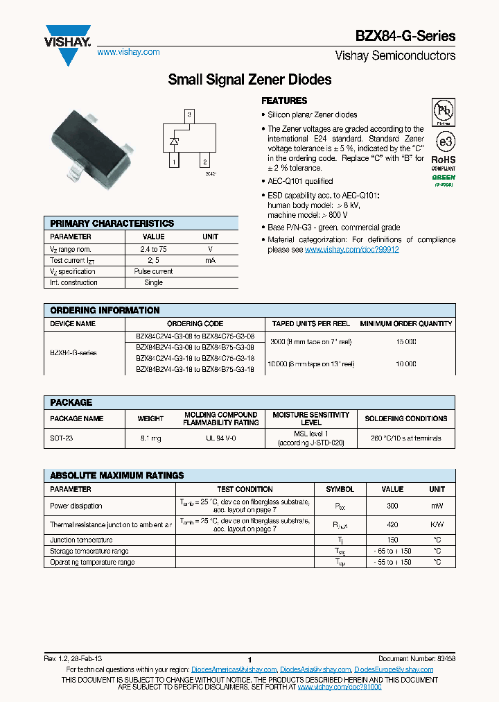 BZX84B10-G_8823261.PDF Datasheet