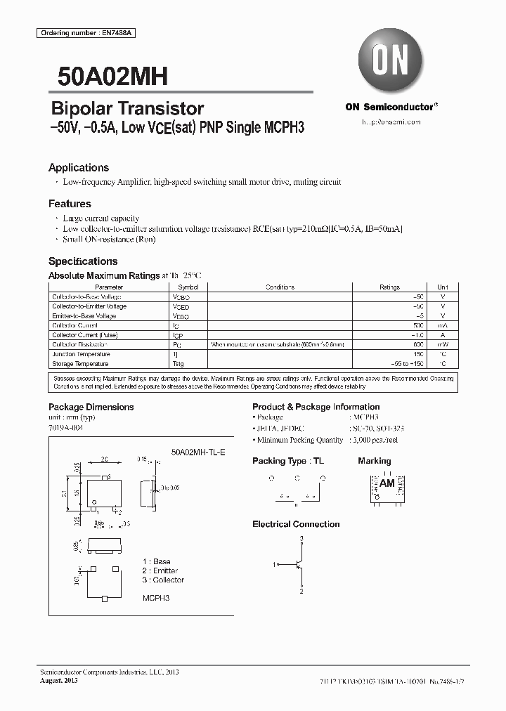50A02MH-TL-E_8827923.PDF Datasheet