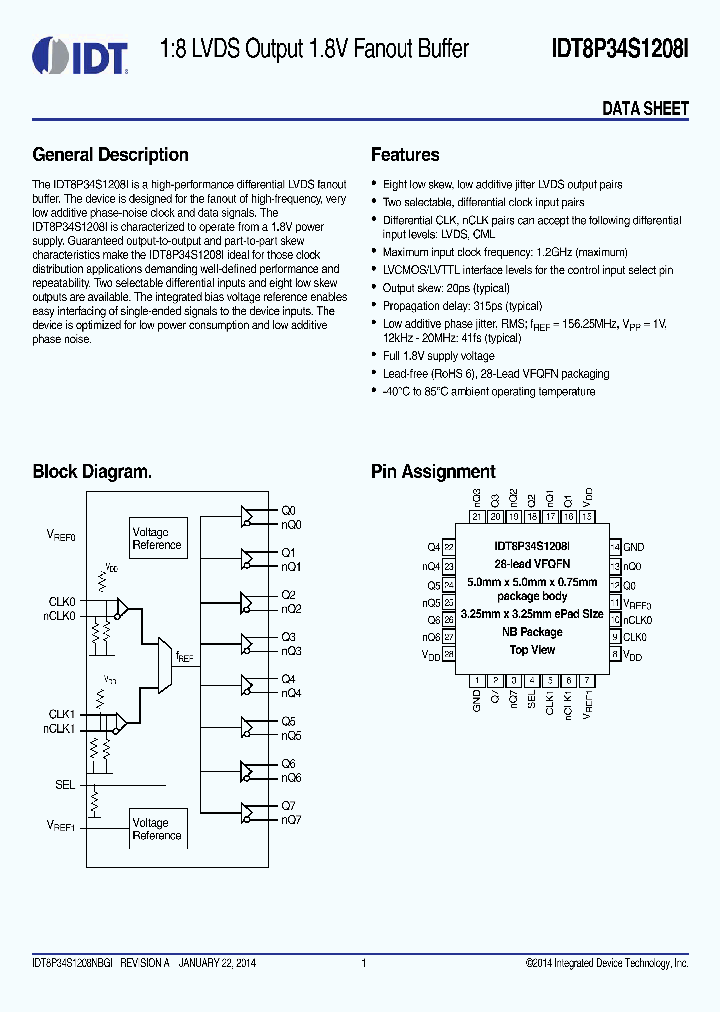IDT8P34S1208I_8827981.PDF Datasheet