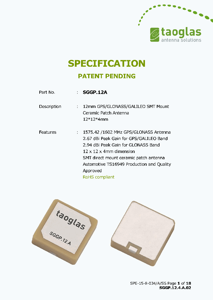 SGGP124A02_8829994.PDF Datasheet