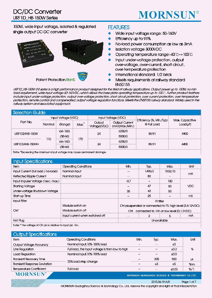 URF1D24HB-150W_8830250.PDF Datasheet