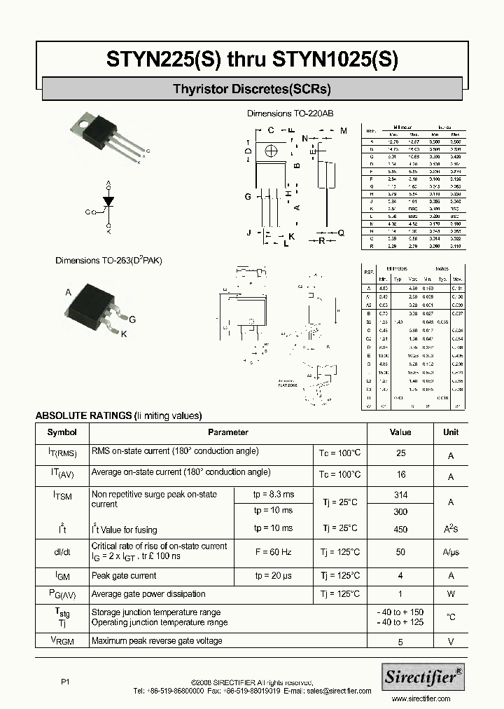 STYN225_8831001.PDF Datasheet