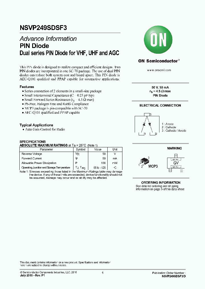 NSVP249SDSF3_8830993.PDF Datasheet