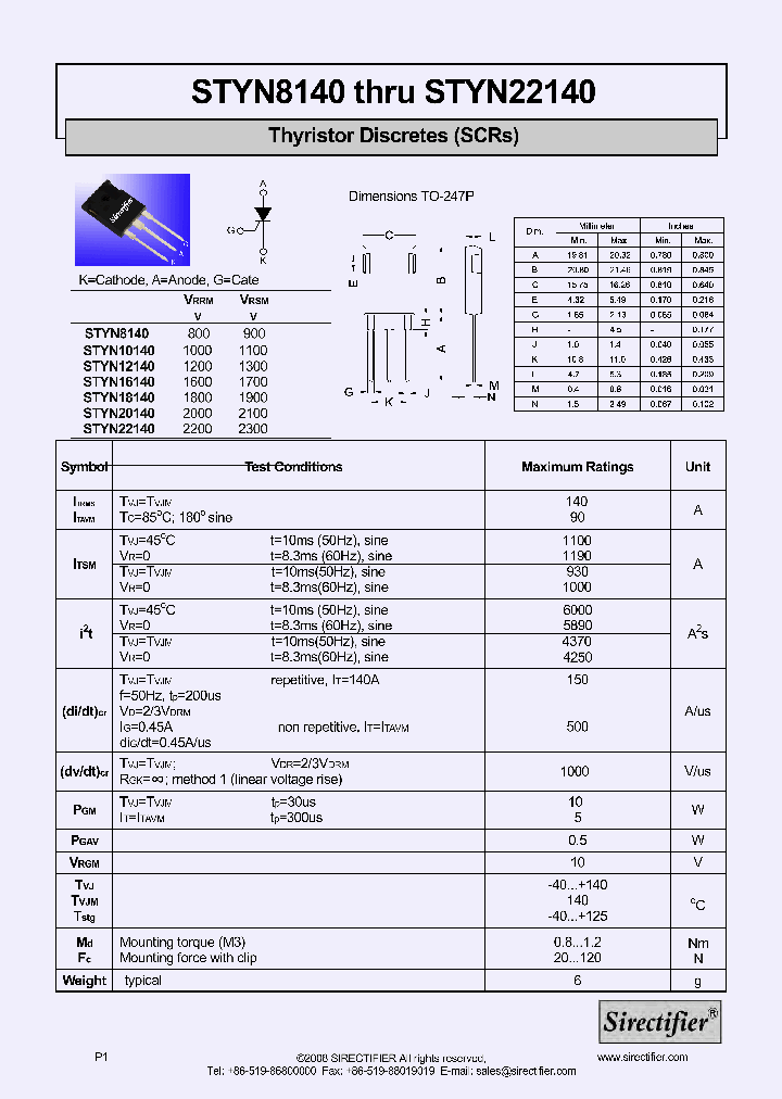STYN22140_8830998.PDF Datasheet