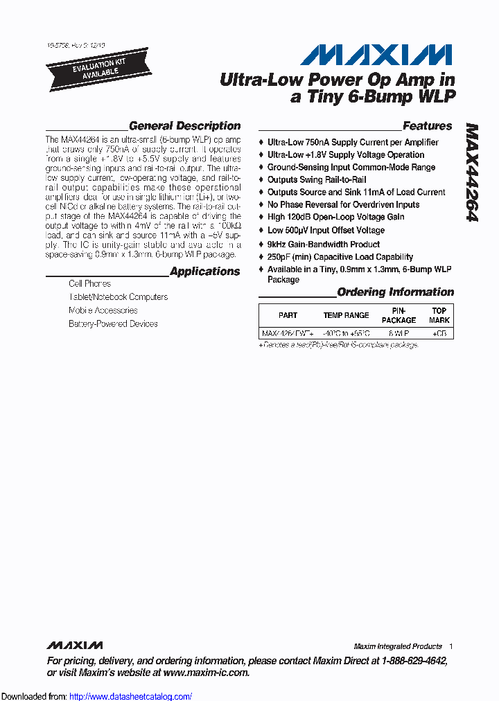 MAX44264EWTCLA_8831153.PDF Datasheet